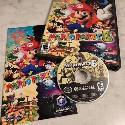 Mario Party 6 (Nintendo GameCube, 2004) CIB - Picture 2 of 9