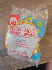 Disney's Mulan McDonalds Happy Meal Toy Launch 8 Shan Yu New Sealed Bag 1998