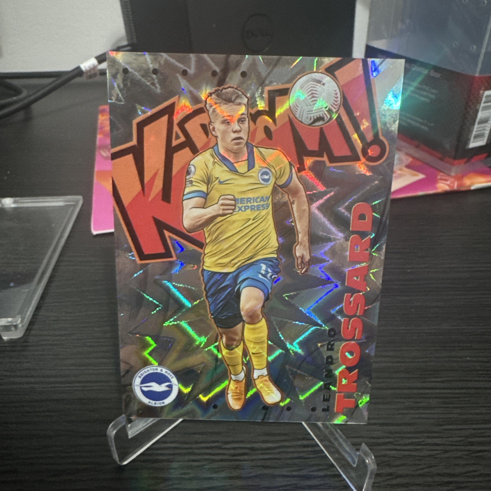 2020-21 Panini Prizm Premier League - Kaboom Leandro Trossard #4