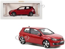 2009 VOLKSWAGEN GOLF VI GTI TORNADO RED 1/18 DIECAST MODEL CAR BY NOREV 188504