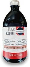 Pure Black Seed Oil 500ml Glass Bottle  Cold Pressed Nigella Sativa  Unfiltere