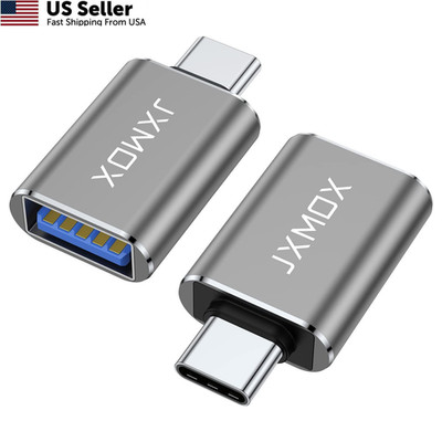 USB C to Adapter [2-Pack], Thunderbolt 3 3.0 OTG Grey 