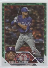 2023 Topps Series 2 Green Foil 9/499 Bubba Thompson #597 1b3