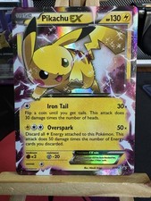 Pikachu EX XY84 TCG Black Star Promo Holo - English - Pokemon TCG