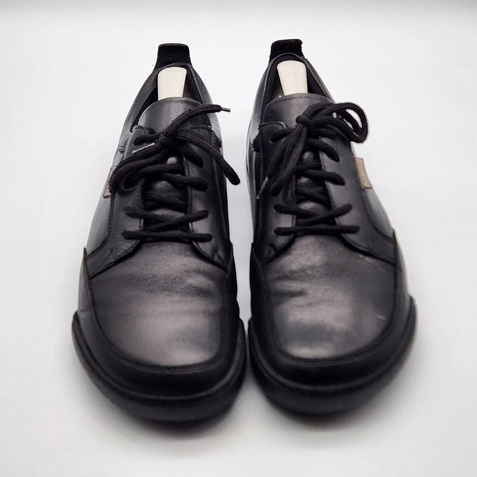 Zapato Oxford Footprints Para Hombre Cuero Negro Con Cordones Talla US 10/43 Ajuste Regular Foto 4 de 4