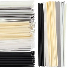 78 Pieces Plastic Welding Rods, 1/8 Inch Diameter (3mm) Round Sticks, PU PP ABS