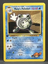 Misty's Poliwhirl 53/132 Uncommon Gym Heroes 1st edition Pokemon LP/NM on eBay