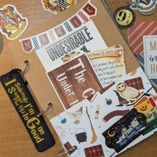 Harry Potter premade scrapbook album, junk journal