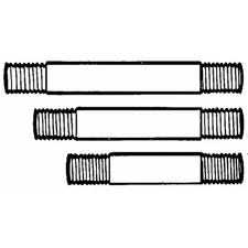 B&K Mueller 1-1/4 in. Dia. x 24 in. L Black Pre-Cut Pipe