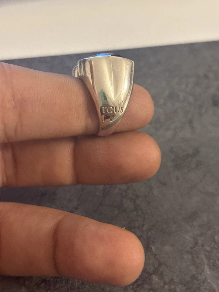 Anillo Tous plata 925 • Ónix - Imagen 3 de 4