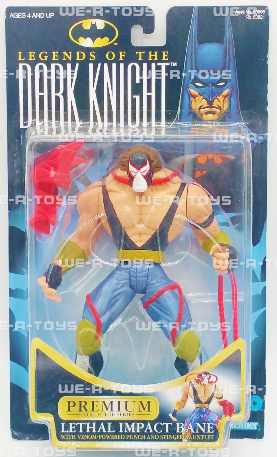 Batman Legends of the Dark Knight DC Lethal Impact Bane Figure 1996 Kenner