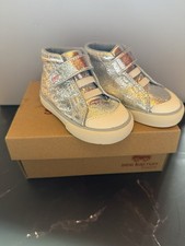 See Kai Run Toddler Delta Shoe, Silver, C5 New