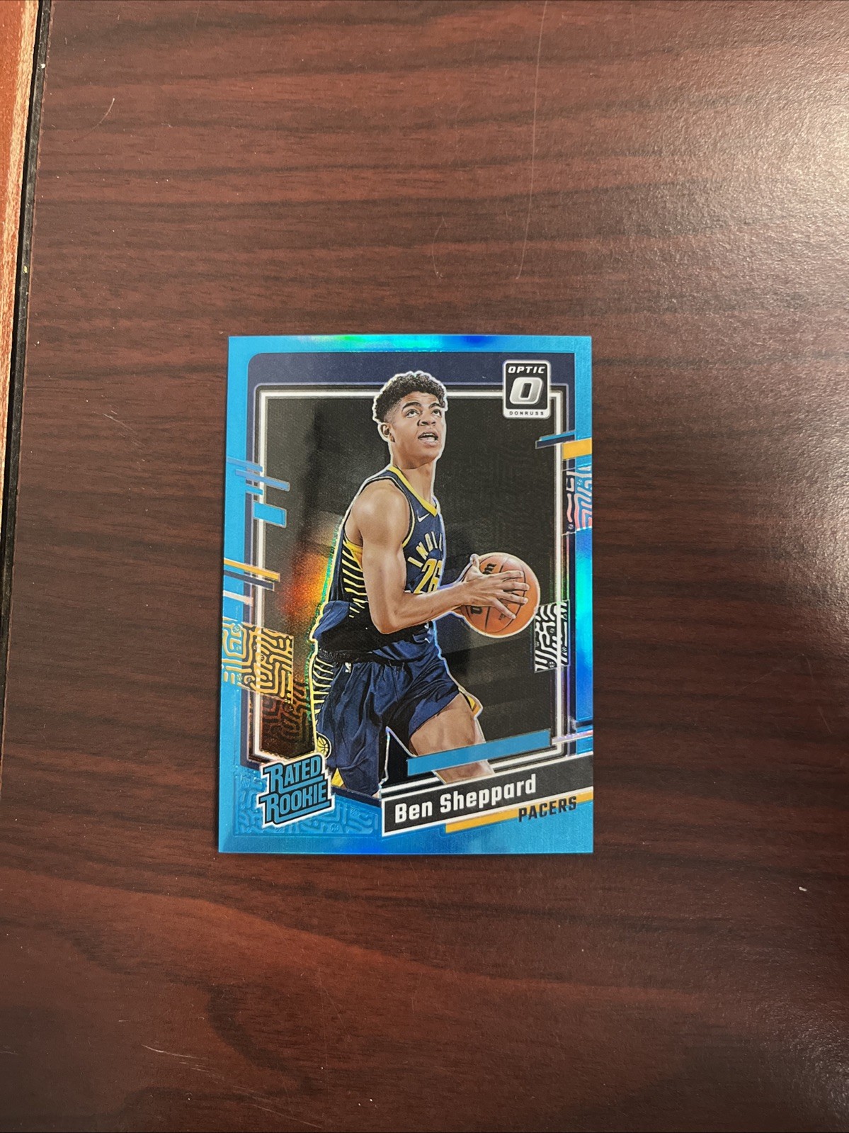 Ben Sheppard 2023-24 Donruss Optic Aqua Prizm #'d/249 Rated Rookie Card #221