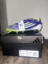 Adidas F50 Elite FG Firm Ground Soccer Cleat Purple Rush/White/Lucid Lemon