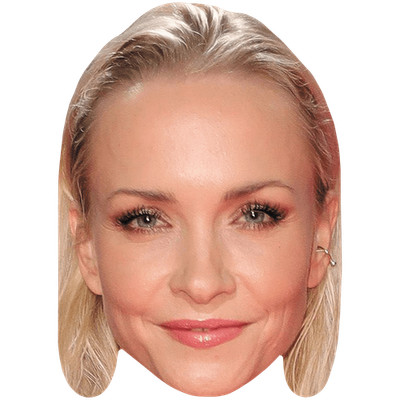 Janin Ullmann (Smile) Celebrity Mask, Flat Card Face, Fancy Dress Mask