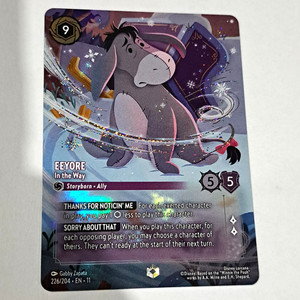 eeyore lorcana card Eeyore Enchanted! : r/Lorcana
