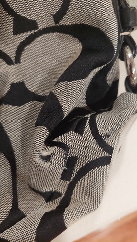 Coach wandelbare Schulter Signatur schwarz & grau Reisetasche – Stil F15067 - Bild 16 von 18