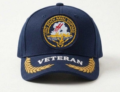 Customized Name Embroidered Hat Long Beach Naval Shipyard Nsy, Veteran Cap, Gift