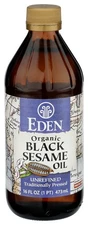 Eden Foods Organic Black Sesame Oil 16 fl oz (Pack of 12)