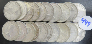 $5.00 Face Value 80% Silver Canadian 25 Cents