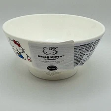 NWT HELLO KITTY Daiso Sanrio Plastic Rice Bowl Dish Dinnerware Japan Cat Kitten