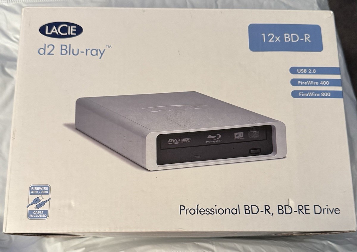 Lacie D2 Blu Ray 外付けドライブ FireWire 【公式通販】