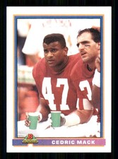 1991 Bowman #430 Cedric Mack Phoenix Cardinals 59261