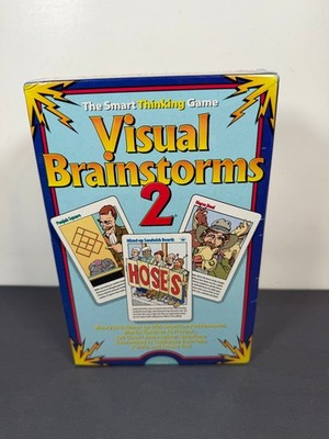 Binary Arts Visual Brain Storms 2 Smart The Thinking Game Brain Teaser 1997