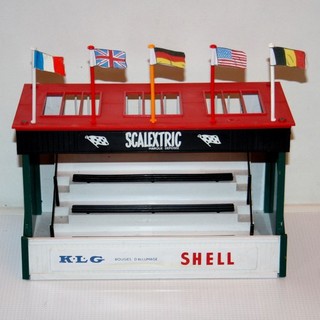 Scalextric Triang A209 GrandStand "KLG SHELL" vintage TBE