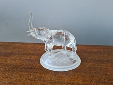 Figur Glas Elefant sehr schön Vintage