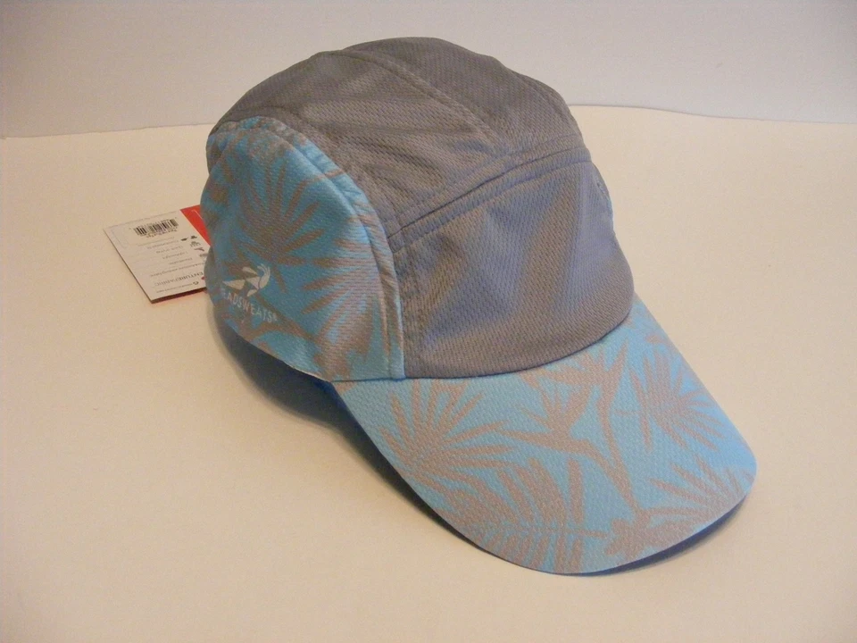 Headsweats Performance Race Running Hat, Designs Blue Fern, New - Image 2 of 4