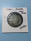 1908-O Barber Half Dollar 90% Silver New Orleans Mint US Coin