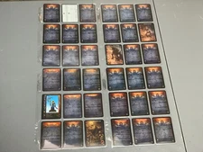 A10793 RACKHAM CONFRONTATION FRENCH NON-ENGLISH BINDER PAGES 72 CARDS LOT