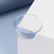 4Pcs Baby Safty Table Corner Protector Clear Ball Shape PVC Furniture Edge Cover