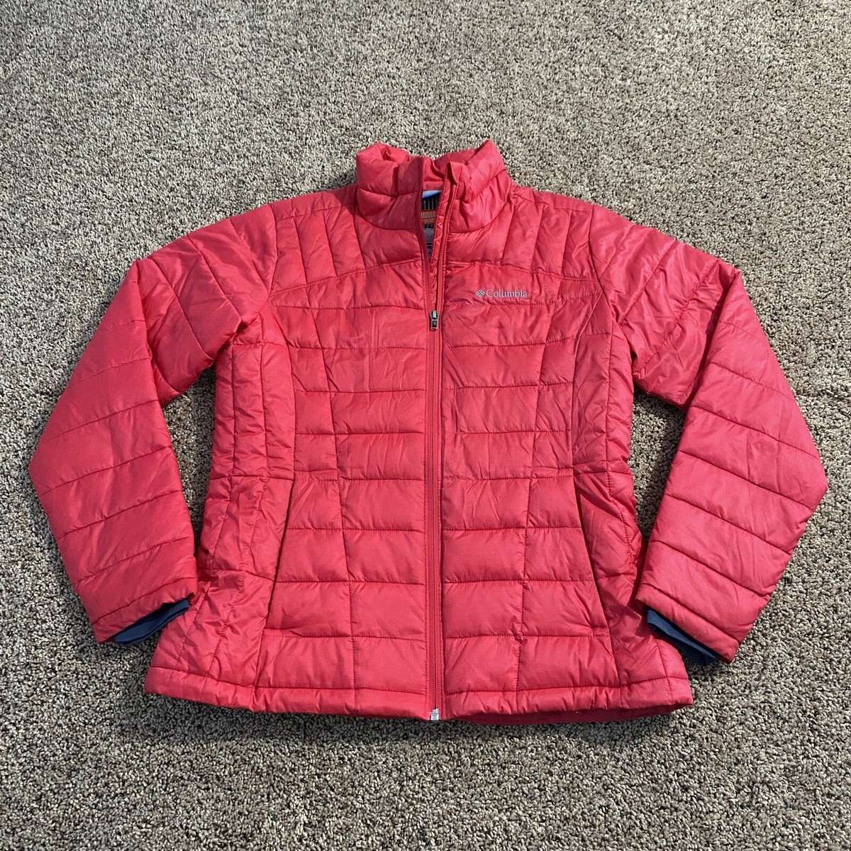Columbia Thermal Coil Puffer Jacket Women's Medium Pink Outdoor
