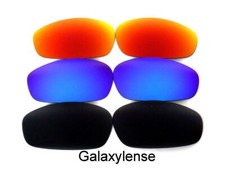 Galaxy Replacement Lenses For Oakley Split Jacket Sunglasses Black Blue Red