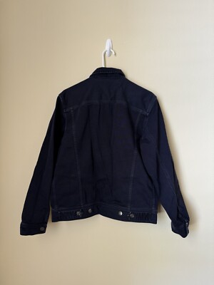 ジャケット・アウター Aime Leon Dore Men's Navy and BlueJacket Aime Leon Dore Reversible Varsity Jacket Navy/Cream Men's