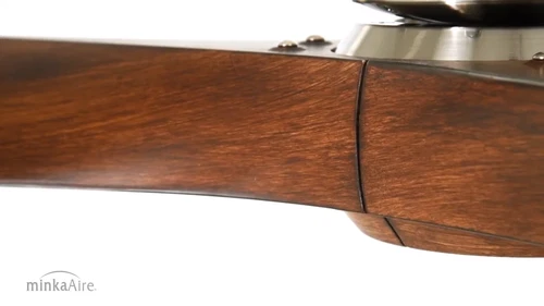 Minka Aire Aviation LED 60" Ceiling Fan With Remote Control, Distressed Koa - Video 1 of 1