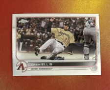 2022 Topps Chrome Drew Ellis #77 Rookie RC Diamondbacks Baseball Card