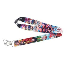 Bill  Ted's Excellent Adventure Movie Characters Multicolor ID Holder Lanyard