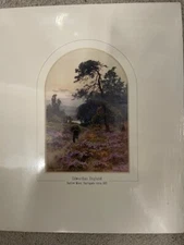 Original Antique Print c1915 Haslehust Yorkshire Harlow Moor Harrogate mounted 