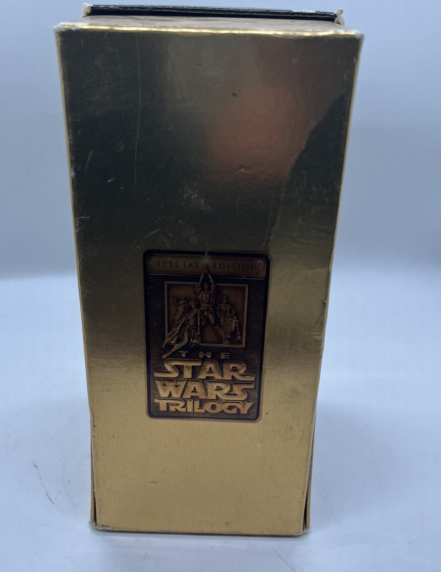 Vintage 1997 Special Edition Star Wars Trilogy VHS Black And Gold