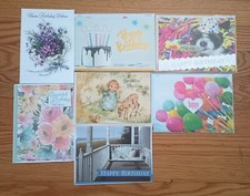 Lot of 40 Assorted Greeting Cards Birthday Get Well Thank you New