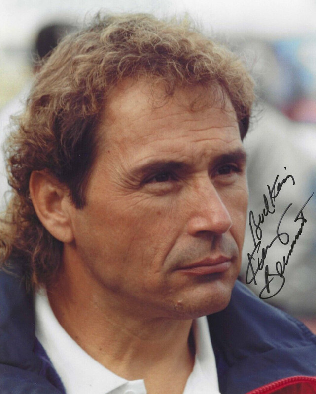 Autographed Kenny Bernsstein NASCAR  Racing Photograph
