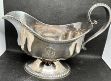 Tiffany Sterling plated gravy boat #8086