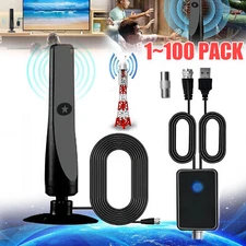 4K Rewave Antena, TV Antenna, Suction Cup TV Antenna Plug Play 3m Cable 2025 LOT