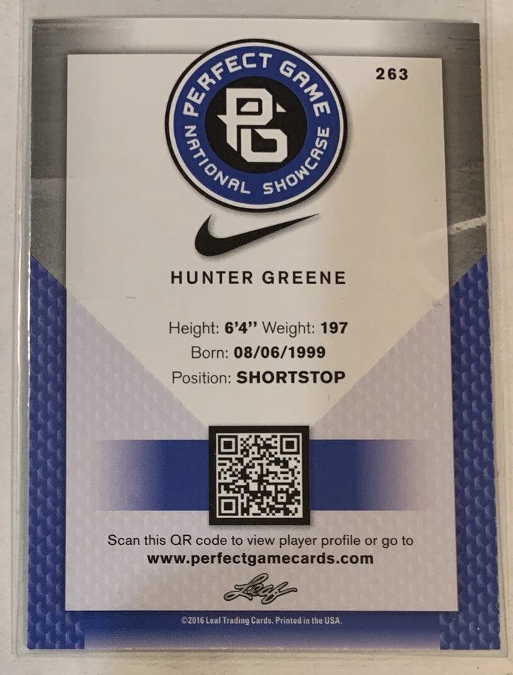 2016 Leaf Perfect Game National Hunter Greene Rookie Lot Of 52 Cincinnati Reds - Image 3 of 3