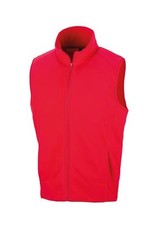 Ladies Fleece Gilet Womens Red Body Warmer Sleeveless Vest Jacket Sizes 8 To 22