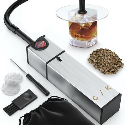 Cocktail Smoker Kit - Drink Smoker | Whiskey Smoker kit | Smoke Meat, Drink &...
