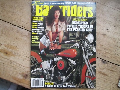 EASY RIDERS MAGAZINE MARCH 1991 DAVID MANN CLASSIC FREE POSTERS